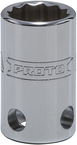 Proto® Tether-Ready 3/8" Drive Socket 12 mm - 12 Point - Top Tool & Supply