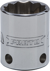 Proto® Tether-Ready 3/8" Drive Socket 19 mm - 12 Point - Top Tool & Supply