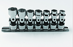 Proto® 3/8" Drive 7 Piece Metric Universal Socket Set - 12 Point - Top Tool & Supply