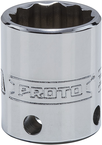 Proto® Tether-Ready 3/8" Drive Socket 3/4" - 12 Point - Top Tool & Supply