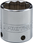 Proto® Tether-Ready 3/8" Drive Socket 25 mm - 12 Point - Top Tool & Supply