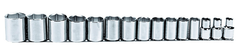 Proto® 1/2" Drive 15 Piece Socket Set - 6 Point - Top Tool & Supply