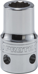 Proto® Tether-Ready 1/2" Drive Socket 11 mm - 12 Point - Top Tool & Supply