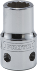 Proto® Tether-Ready 1/2" Drive Socket 12 mm - 12 Point - Top Tool & Supply