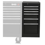 Proto® 440SS Side Cabinet - 6 Drawer, Black - Top Tool & Supply