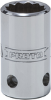 Proto® Tether-Ready 1/2" Drive Socket 15 mm - 12 Point - Top Tool & Supply