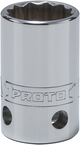 Proto® Tether-Ready 1/2" Drive Socket 17 mm - 12 Point - Top Tool & Supply