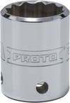 Proto® Tether-Ready 1/2" Drive Socket 23 mm - 12 Point - Top Tool & Supply