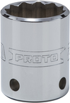 Proto® Tether-Ready 1/2" Drive Socket 24 mm - 12 Point - Top Tool & Supply