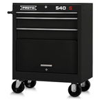 Proto® 440SS 27" Roller Cabinet - 3 Drawer, Black - Top Tool & Supply