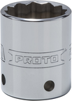 Proto® Tether-Ready 1/2" Drive Socket 27 mm - 12 Point - Top Tool & Supply