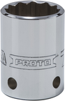 Proto® Tether-Ready 1/2" Drive Socket 7/8" - 12 Point - Top Tool & Supply