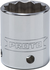 Proto® Tether-Ready 1/2" Drive Socket 1" - 12 Point - Top Tool & Supply