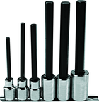 Proto® 1/2" Drive 6 Piece Extra Long Hex Bit Set - Top Tool & Supply