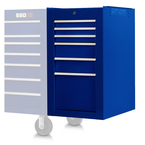 Proto® 550S Side Cabinet - 6 Drawer, Gloss Blue - Top Tool & Supply