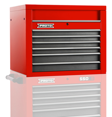 Proto® 550S 34" Top Chest - 6 Drawer, Gloss Red - Top Tool & Supply