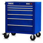 Proto® 550S 34" Roller Cabinet - 6 Drawer, Gloss Blue - Top Tool & Supply