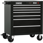 Proto® 550S 34" Roller Cabinet - 7 Drawer, Gloss Black - Top Tool & Supply