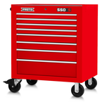 Proto® 550S 34" Roller Cabinet - 8 Drawer, Gloss Red - Top Tool & Supply