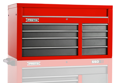 Proto® 550S 50" Top Chest - 8 Drawer, Gloss Blue - Top Tool & Supply