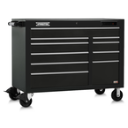 Proto® 550E 50" Front Facing Power Workstation w/ USB - 10 Drawer, Gloss Black - Top Tool & Supply