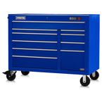 Proto® 550E 50" Power Workstation - 10 Drawer, Gloss Blue - Top Tool & Supply