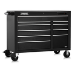 Proto® 550E 50" Front Facing Power Workstation w/ USB - 10 Drawer, Dual Black - Top Tool & Supply