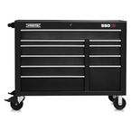 Proto® 550S 50" Workstation - 10 Drawer, Gloss Black - Top Tool & Supply