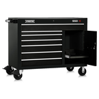 Proto® 550S 50" Workstation - 7 Drawer & 1 Shelf, Gloss Black - Top Tool & Supply