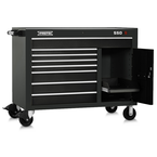 Proto® 550S 50" Workstation - 8 Drawer & 1 Shelf, Gloss Black - Top Tool & Supply