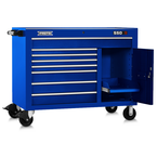 Proto® 550S 50" Workstation - 8 Drawer & 1 Shelf, Gloss Blue - Top Tool & Supply