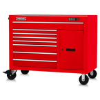 Proto® 550S 50" Workstation - 8 Drawer & 2 Shelves, Gloss Red - Top Tool & Supply