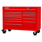 Proto® 550S 57" Workstation - 13 Drawer, Gloss Red - Top Tool & Supply