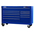 Proto® 550S 66" Workstation - 11 Drawer, Gloss Blue - Top Tool & Supply