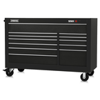 Proto® 550S 66" Workstation - 12 Drawer, Gloss Black - Top Tool & Supply