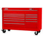 Proto® 550S 66" Workstation - 12 Drawer, Gloss Red - Top Tool & Supply