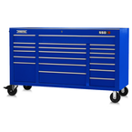 Proto® 550S 67" Workstation - 20 Drawer, Gloss Blue - Top Tool & Supply