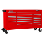 Proto® 550S 67" Workstation - 20 Drawer, Gloss Red - Top Tool & Supply