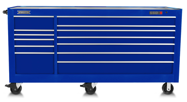 Proto® 550S 88" Workstation - 13 Drawer, Gloss Blue - Top Tool & Supply