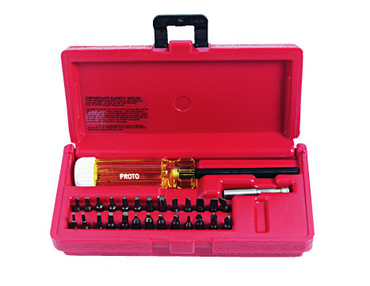 Proto® 28 Piece Magnetic Screwdriver Bit Set - Top Tool & Supply