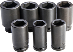 Proto® 3/4" Drive 7 Piece Deep Metric Impact Socket Set - 6 Point - Top Tool & Supply