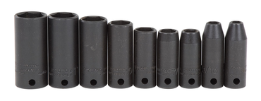 Proto® 3/8" Drive 9 Piece Thin Wall Deep Impact Socket Set - 6 Point - Top Tool & Supply