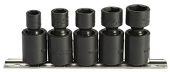 Proto® 3/8" Drive 5 Piece Universal Impact Socket Set - 6 Point - Top Tool & Supply