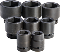 Proto® 1" Drive 8 Piece Impact Socket Set - 6 Point - Top Tool & Supply