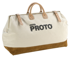 Proto® Extra Heavy Duty Polyester Leather Reinforced Tool Bag - 24" - Top Tool & Supply