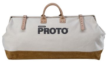 Proto® Extra Heavy Duty Polyester Leather Reinforced Tool Bag - 27" - Top Tool & Supply