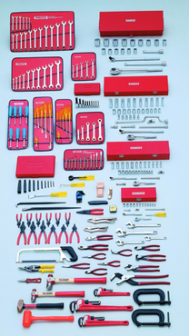 Proto® 248 Piece Metric Intermediate Set With Roller Cabinet J453441-8RD - Top Tool & Supply