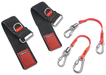 Proto® Tethering D-Ring Wrist Strap System with (2) JWS-DR and (2) JLANWR6LB - Top Tool & Supply