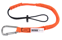 Proto® Elastic Lanyard With Stainless Steel Carabiner - 15 lb. - Top Tool & Supply