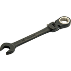 Proto® Black Chrome Combination Locking Flex-Head Ratcheting Wrench 3/8" - Spline - Top Tool & Supply